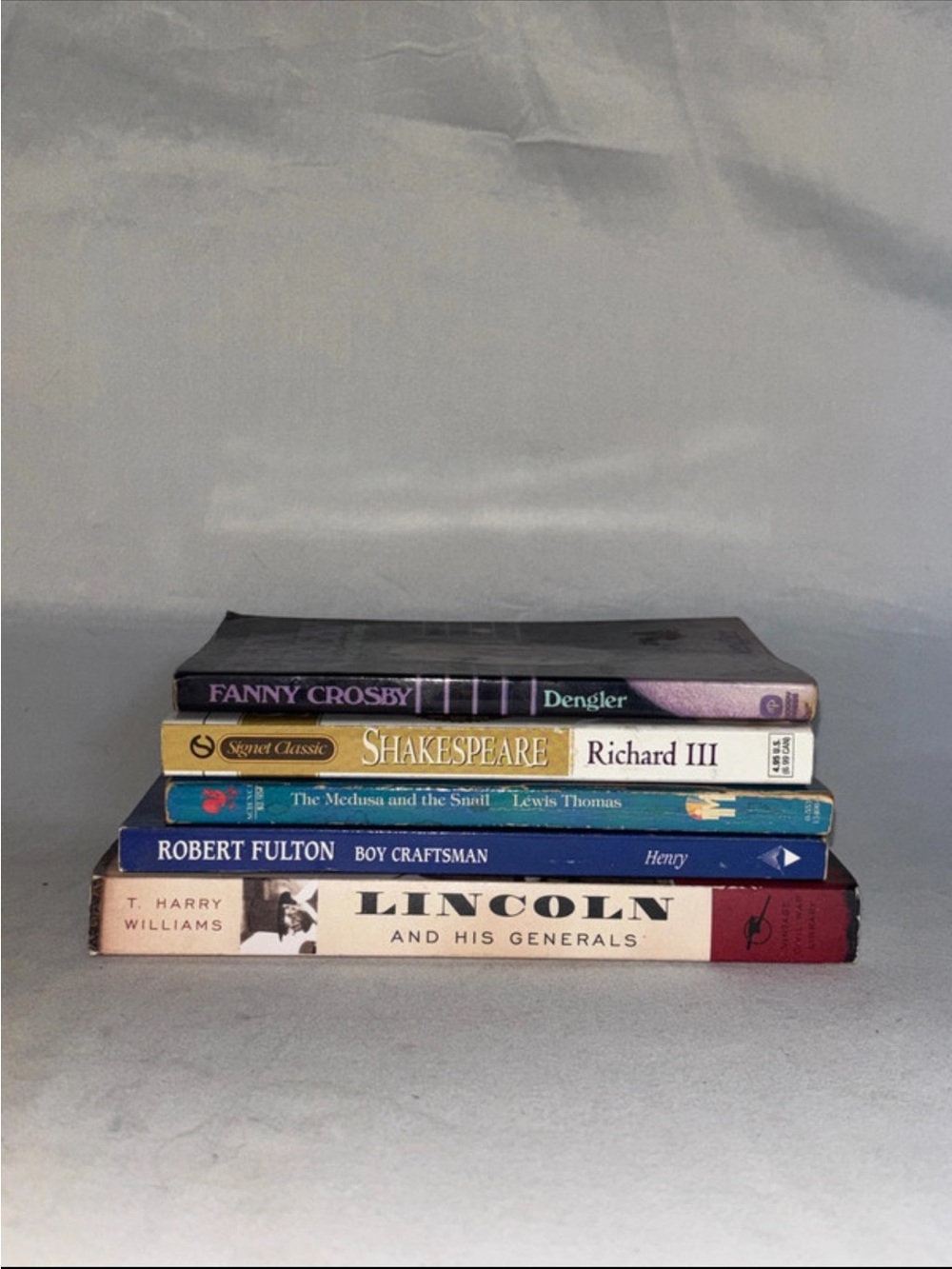 Classic Assorted Paperback Book Stack - Multicolor l